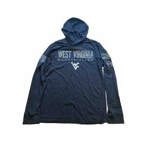 Men's Colosseum Black West Virginia Mountaineers Team OHT Military Size Small